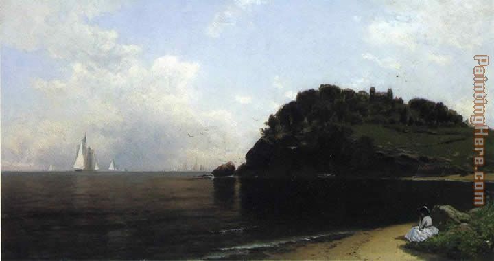 On Long Island Sound painting - Alfred Thompson Bricher On Long Island Sound art painting